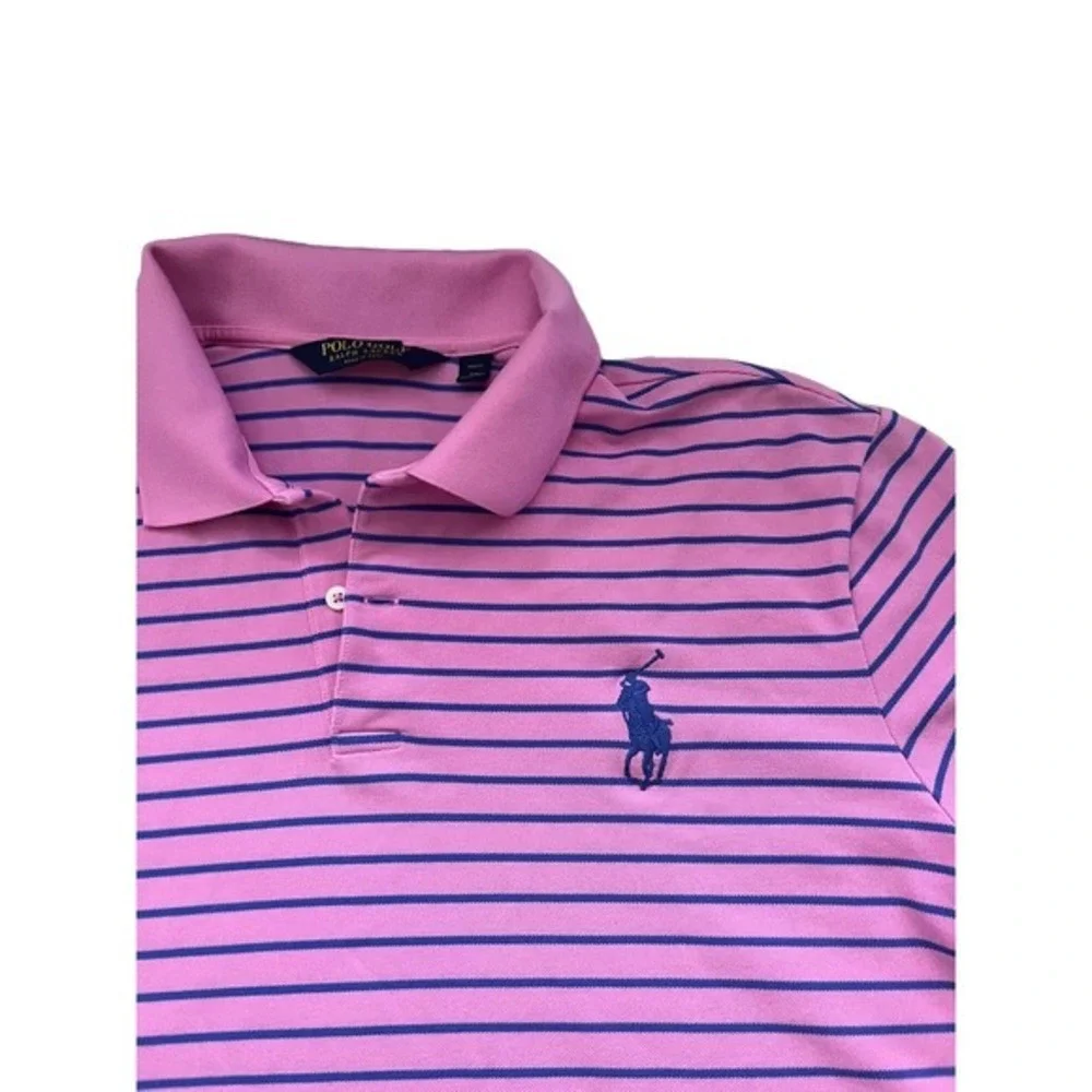Ralph‎ Lauren Polo Golf Performance Pink Shirt with Large Pony